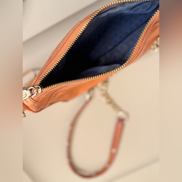 Rebecca Minkoff Mini MAC Brown Leather Crossbody READ – Broken Zipper - Picture 4 of 6